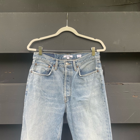 NEW Re/Done 70s Stove Pipe Jeans size 29 - Picture 10 of 13